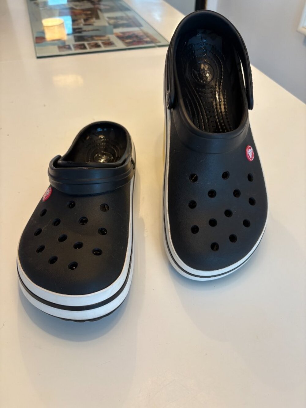 Crocs Crocband Black Clogs NWOT | Men's 10 / Women's 12 | Unworn - Picture 3 of 5